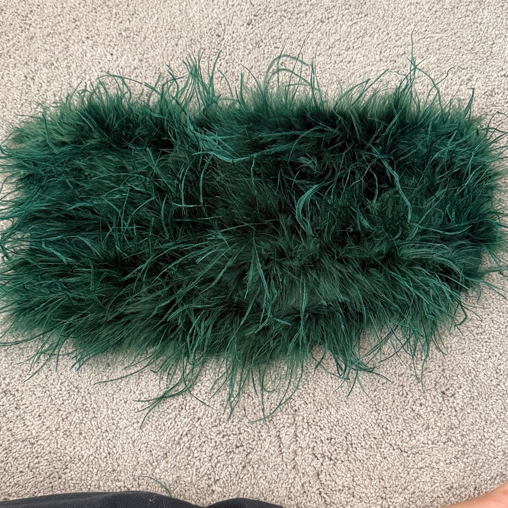 Faux Fur Green top